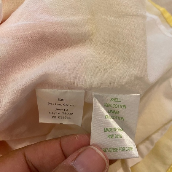 Lilly Pulitzer Lavish Lillies Blossom Skirt (15) - Picture 7 of 7